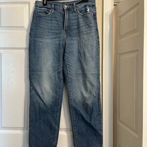 Old Navy Sky-Hi Straight Blue Jeans
